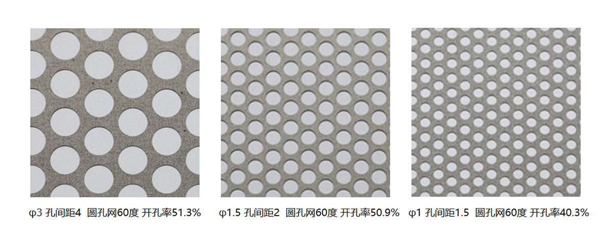 精密打孔传送钢带 (DP型) 打孔样式